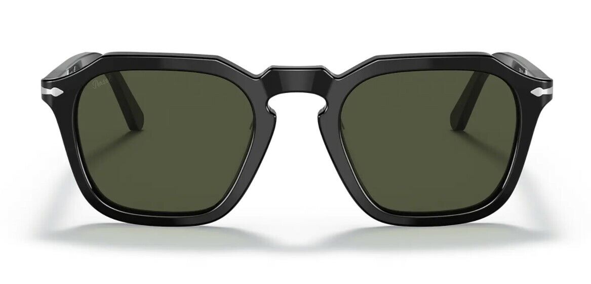 Persol 0PO 3292S 95/31 Black/Green Unisex Sunglasses