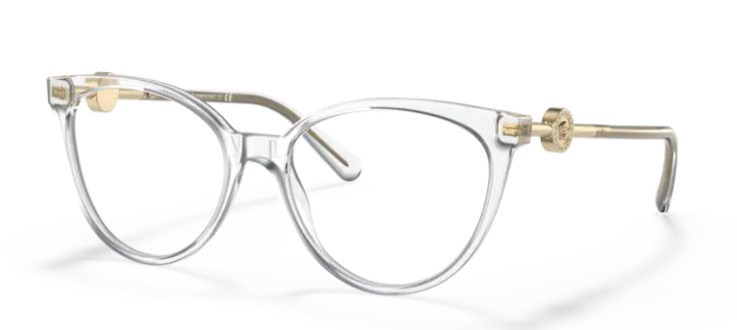 Versace 0VE3298B 148 Crystal Round Women's Eyeglasses
