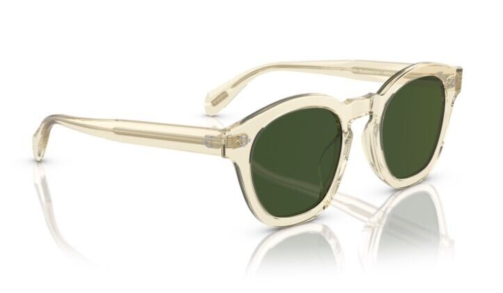 Oliver Peoples 0OV5382SU Boudreau L.A 109471 Buff/Dark Green Unisex Sunglasses