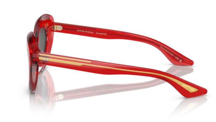 Oliver Peoples 0OV5523SU 176187 Translucent Red/Grey  Women's Sunglasses