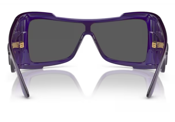 Versace 0VE4451 541987 purple/Dark Grey Rectangular Women's Sunglasses