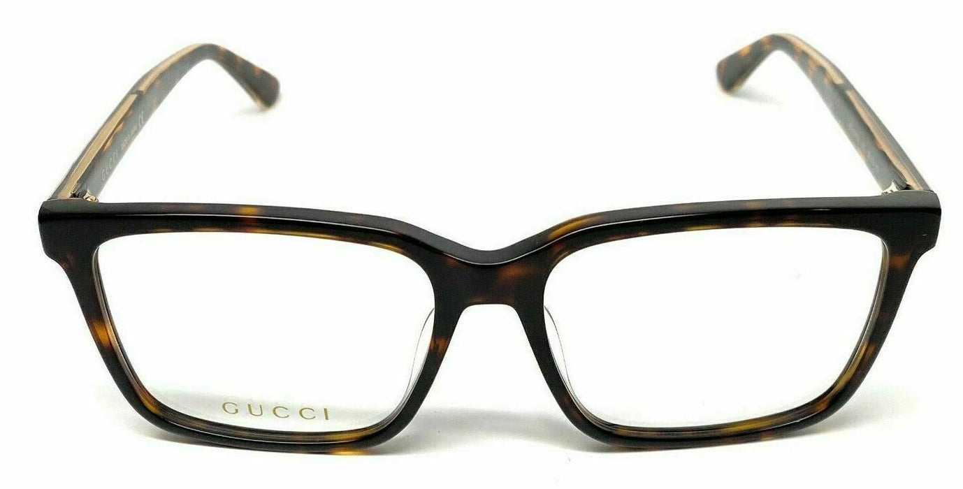 Gucci GG 0385 OA 002 Havana Eyeglasses