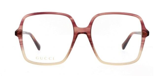 Gucci GG 1003O-004 Red Oversized Square Women Eyeglasses