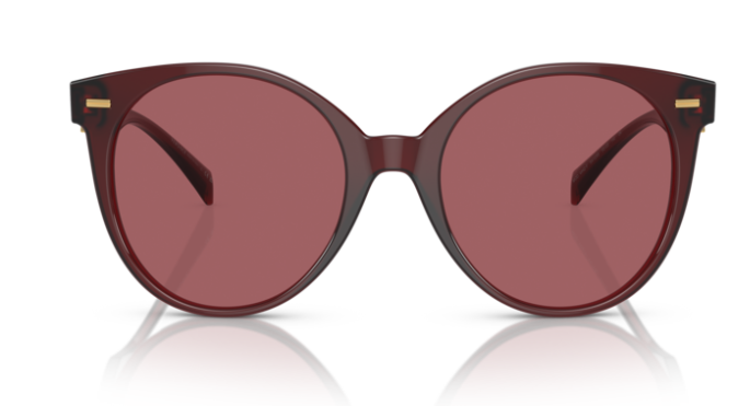 Versace VE4442F 541069 Opal red/Dark violet Round Women's Sunglasses