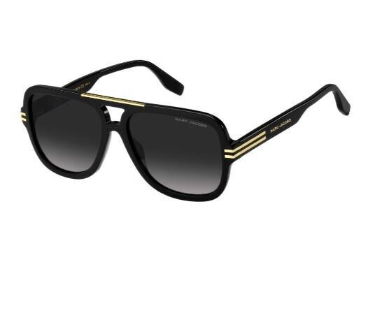 Marc Jacobs MARC-637/S 0807/90 Black/Grey Gradient Men's Sunglasses