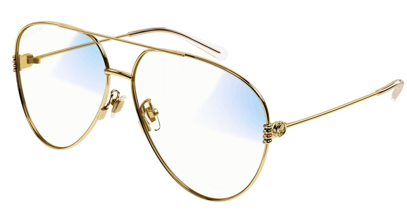 Gucci GG1280S 001 Gold/Transparent Photochromatic Women's Eyeglasses/Sunglasses