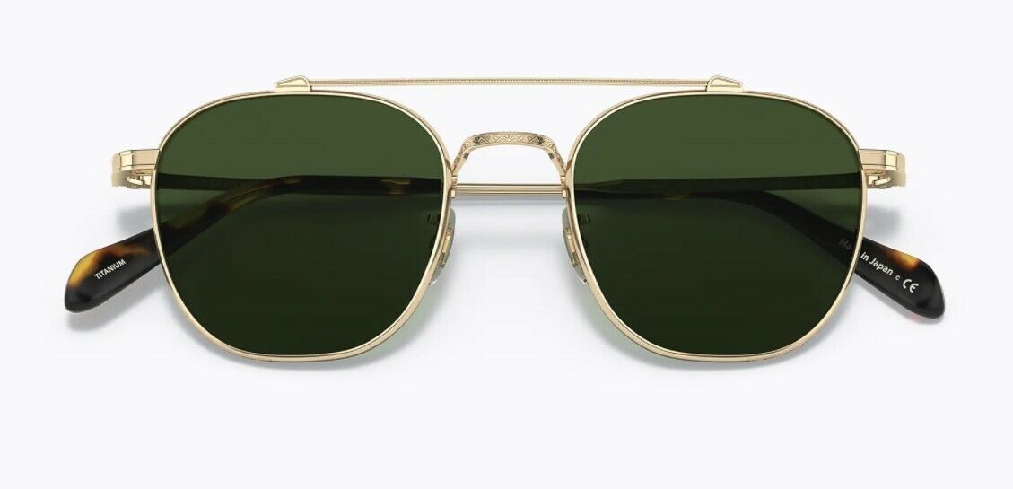 Oliver Peoples 0OV1294ST MANDEVILLE 531171 Brushed Gold Titanium Sunglasses