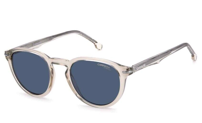 Carrera 277/S 079U/KU/Crystal Nude/Blue Oval Full-Rim Men's Sunglasses