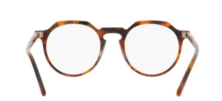 Persol 0PO3281V 108 Caffe Havana / Silver Unisex Eyeglasses