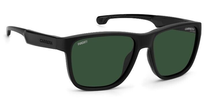 Carrera Carduc 011/S 0003/UC Matte Black/Green Polarized Men's Sunglasses