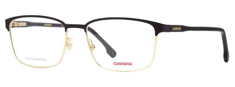 Carrera Carrera 262 02M2 00 Black Gold Rectangular Men's Eyeglasses