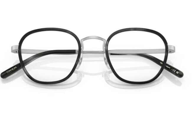 Oliver Peoples 0OV1316TM Lilletto 524111 Silver Charcoal Eyeglasses with Clip-on