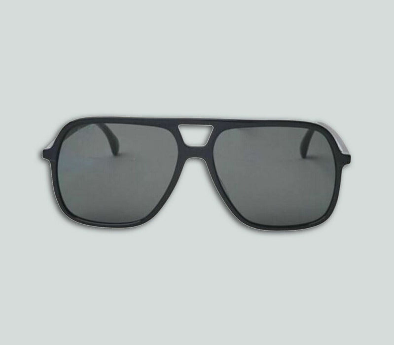 Gucci GG 0545S 001 Shiny Black/Gray Sunglasses