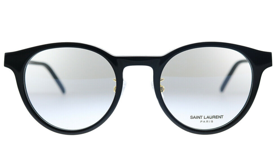 Saint Laurent SL M73/J 002 Black/Gold Panthos Unisex Eyeglasses