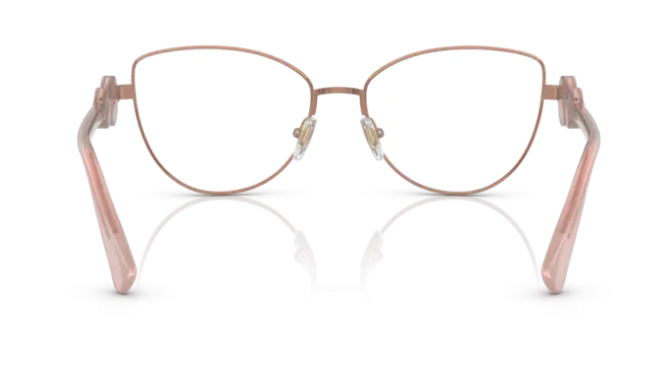 Versace 0VE1284 1412  Rose gold Cat Eye 53MM Women's Eyeglasses