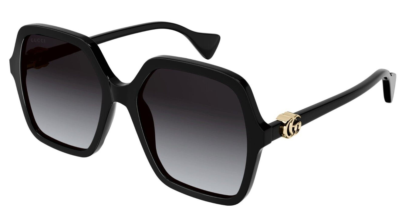 Gucci GG1072SA 001 Black/Grey Gradient Square Women's Sunglasses