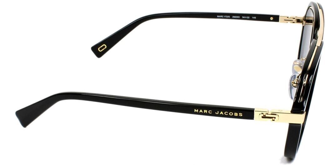 Marc Jacobs MARC-172/S 02M2/9O Black/Grey Gradient Unisex Sunglasses