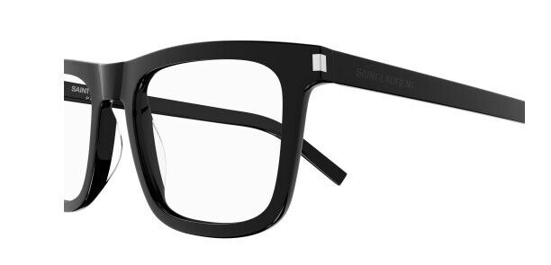 Saint Laurent SL 547 SLIM OPT 005 Black Rectangular Men's Eyeglasses