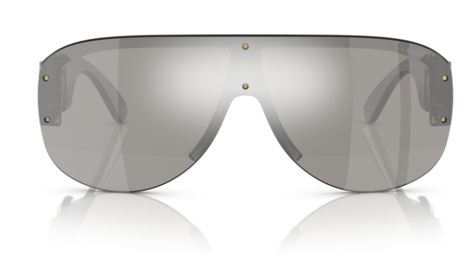 Versace 0VE4391 311/6G Transparent grey 48mm Oval Men's Sunglasses