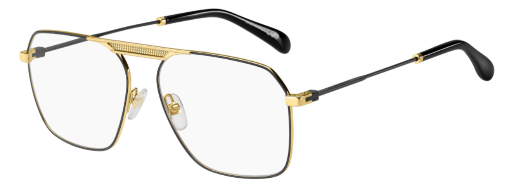 Givenchy Gv0118 02M2 Black Gold Aviator Women's Eyeglasses