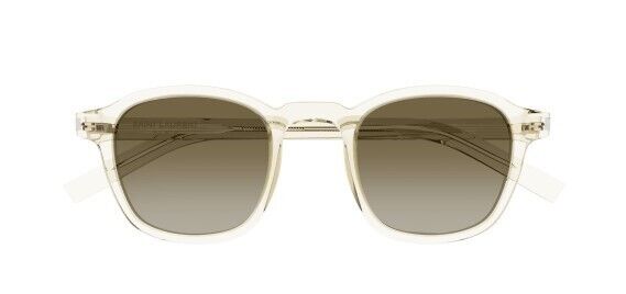 Saint Laurent SL 549 Slim 007 Yellow/Gradient Brown Square Men's Sunglasses
