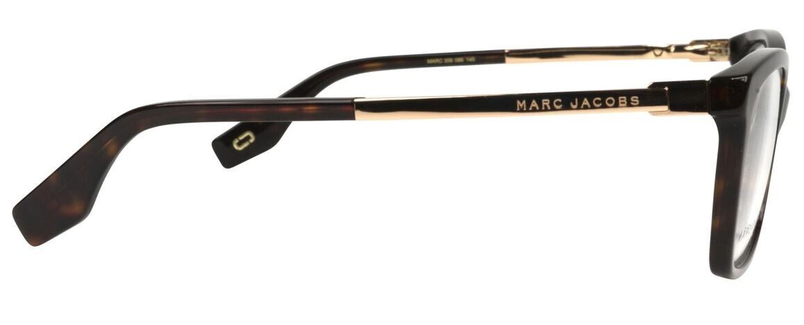 Marc-Jacobs MARC-306 0086/00 Havana Cat Eye Women's Eyeglasses