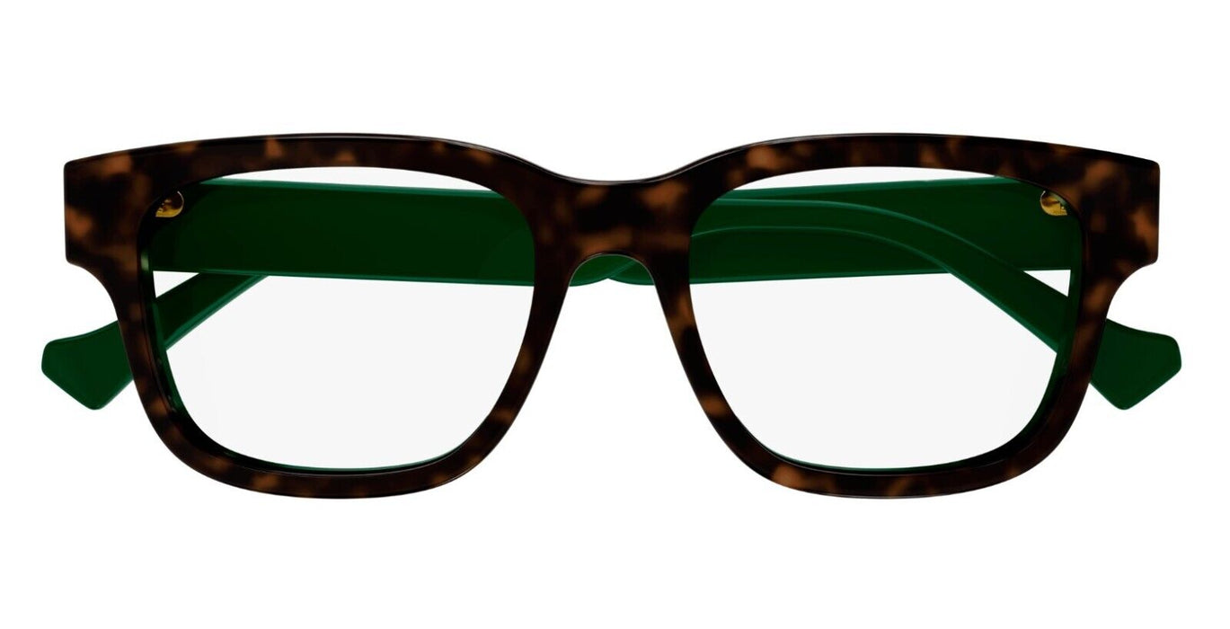 Gucci GG1303O 002 Havana Rectangular Men's Eyeglasses