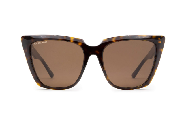 Balenciaga BB 0046S 002 Havana/Brown Sunglasses
