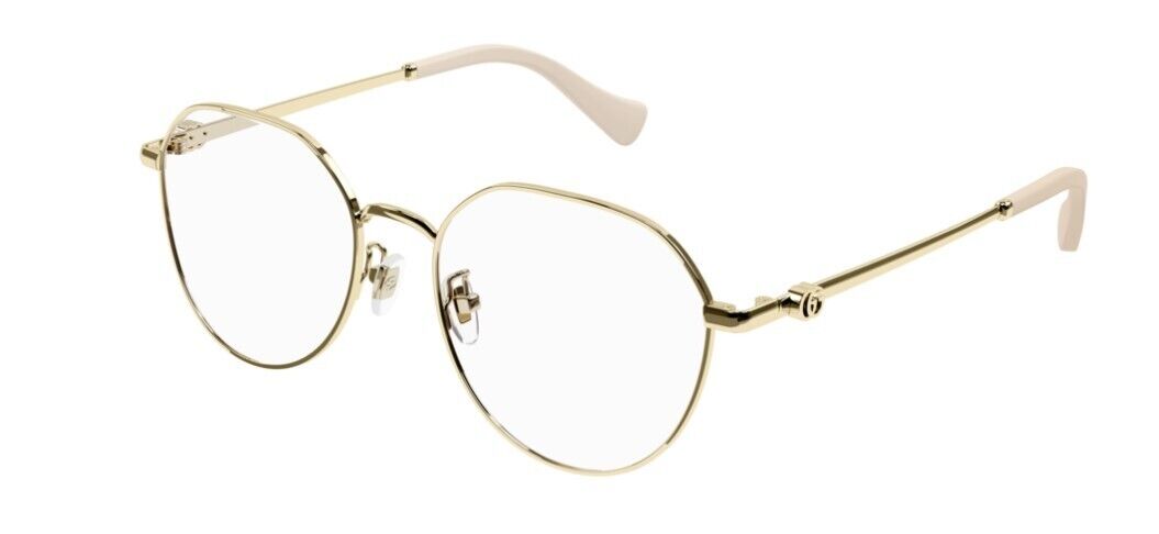 Gucci GG1145O 001 Gold Round Women's Eyeglasses