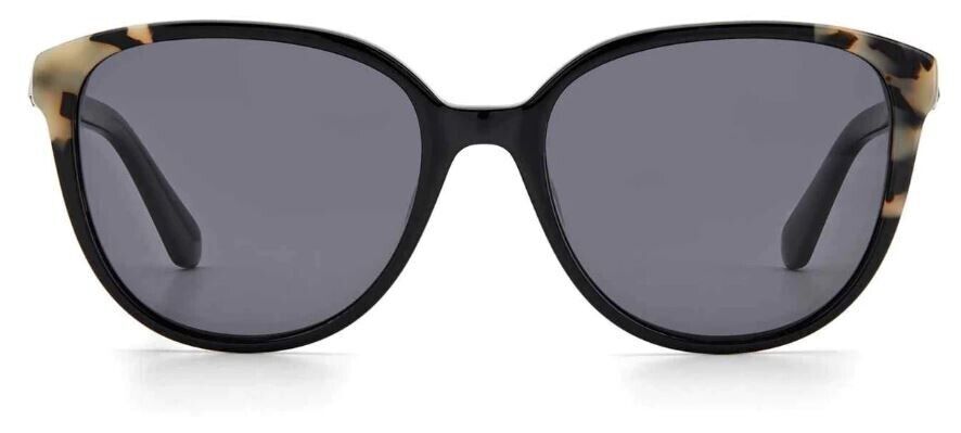 Kate Spade Vienne/G/S 0807/M9 Black/Gray Polarized Oval Women's Sunglasses