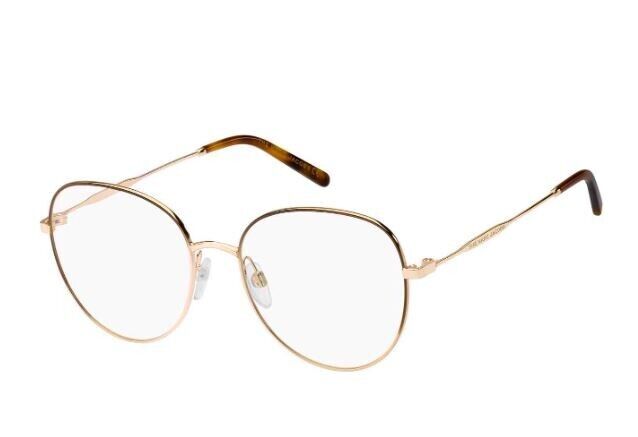 Marc Jacobs MARC-590 001Q/00 Gold Brown Oval Women's Eyeglasses