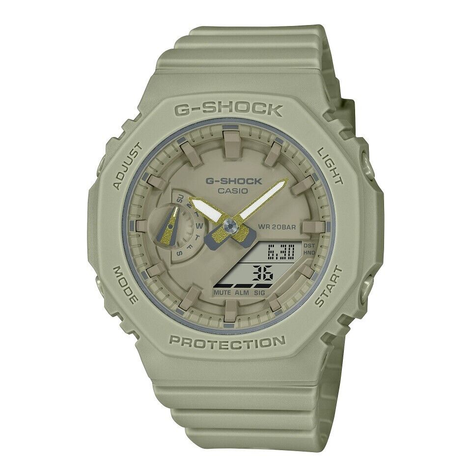 Casio G-Shock Quartz Analog Digital Green Women's Watch GMAS2100BA3A