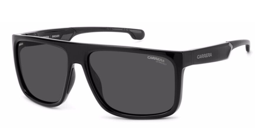 Carrera Carduc 011/S 0807/IR Black/Grey Rectangle Men's Sunglasses