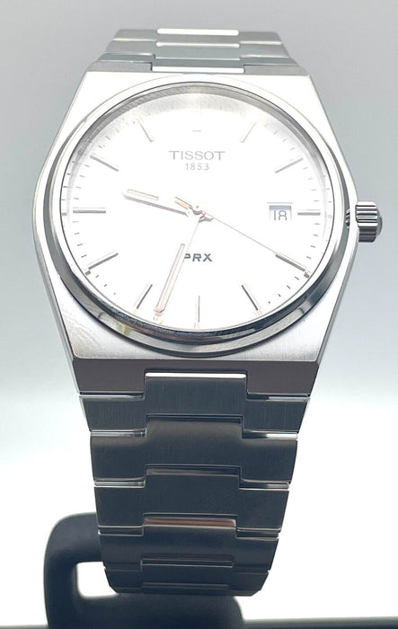 Tissot PRX Quartz Silver Dial Water Resistant Men's Watch T1374101103100