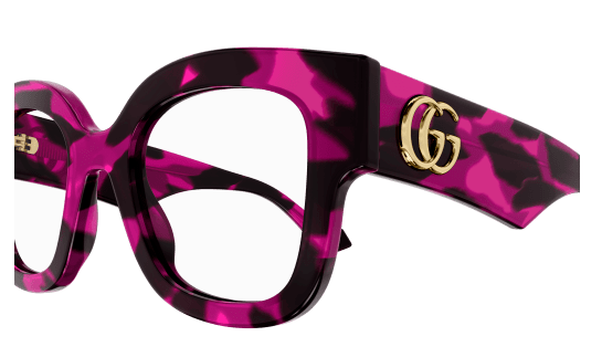 Gucci GG1423O 003 Havana Crystal Cat Eye Women's Eyeglasses