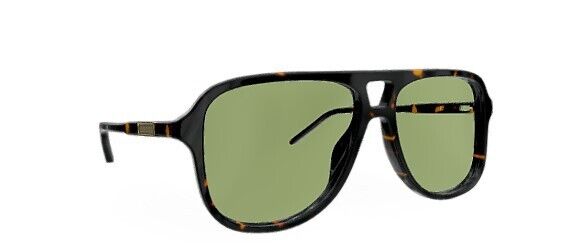 Gucci GG1156S 004 Havana/Green Pilot Men's Sunglasses