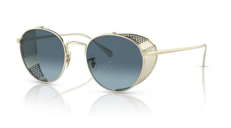 Oliver Peoples 0OV1323S Cesarino-M 5271Q8 Brushed Gold/Pacific Unisex Sunglasses