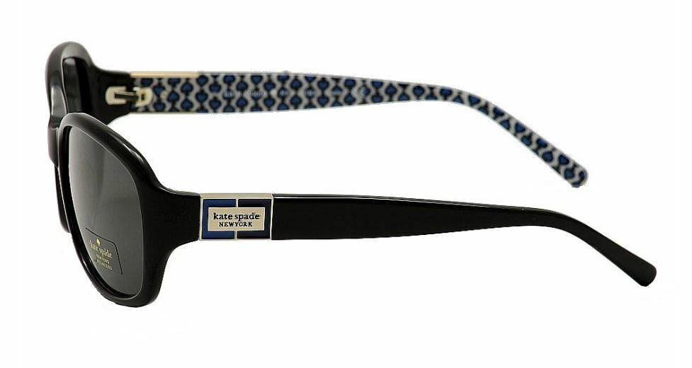 Kate Spade Annika/P/S JEDP/RA Black/Blue/Gray Polarized Sunglasses