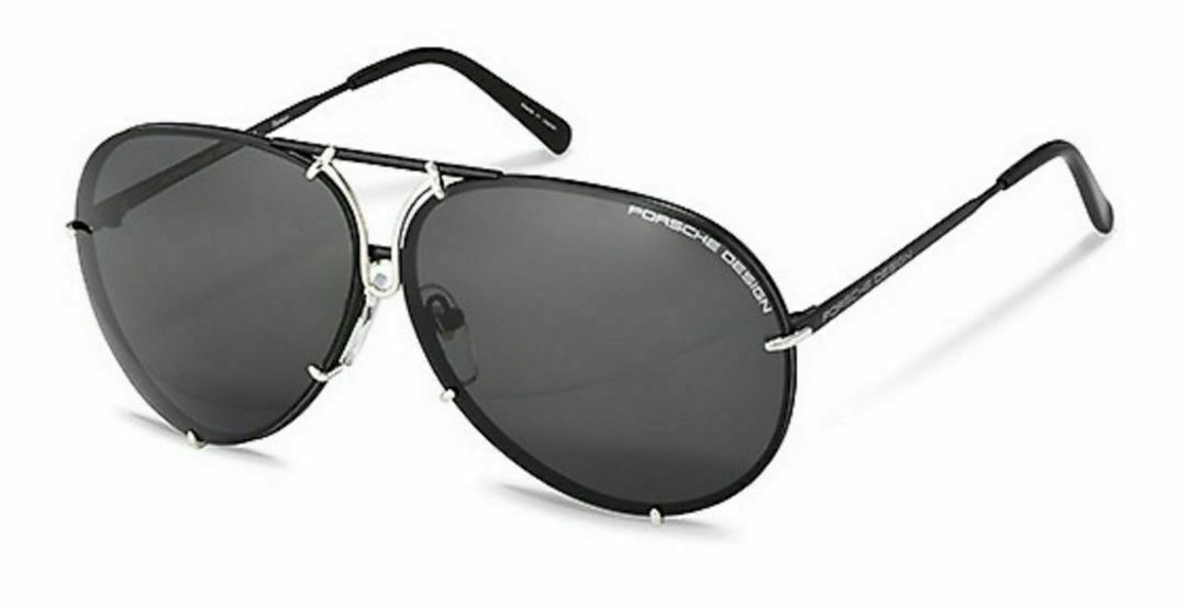 Porsche Design P8478 Polarized J Black, Silver Sunglasses