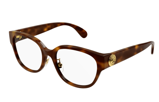 Gucci GG1411OK-003 Havana Rectangle Women Eyeglasses