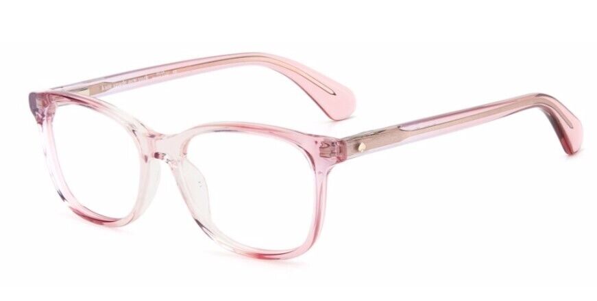 Kate Spade Talynn 035J/00 Pink Transparent Square Teenage Girl's Eyeglasses