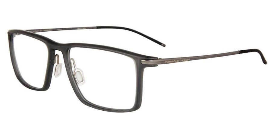 Porsche Design P8363 B Grey Rectangular Men's Eyeglasses
