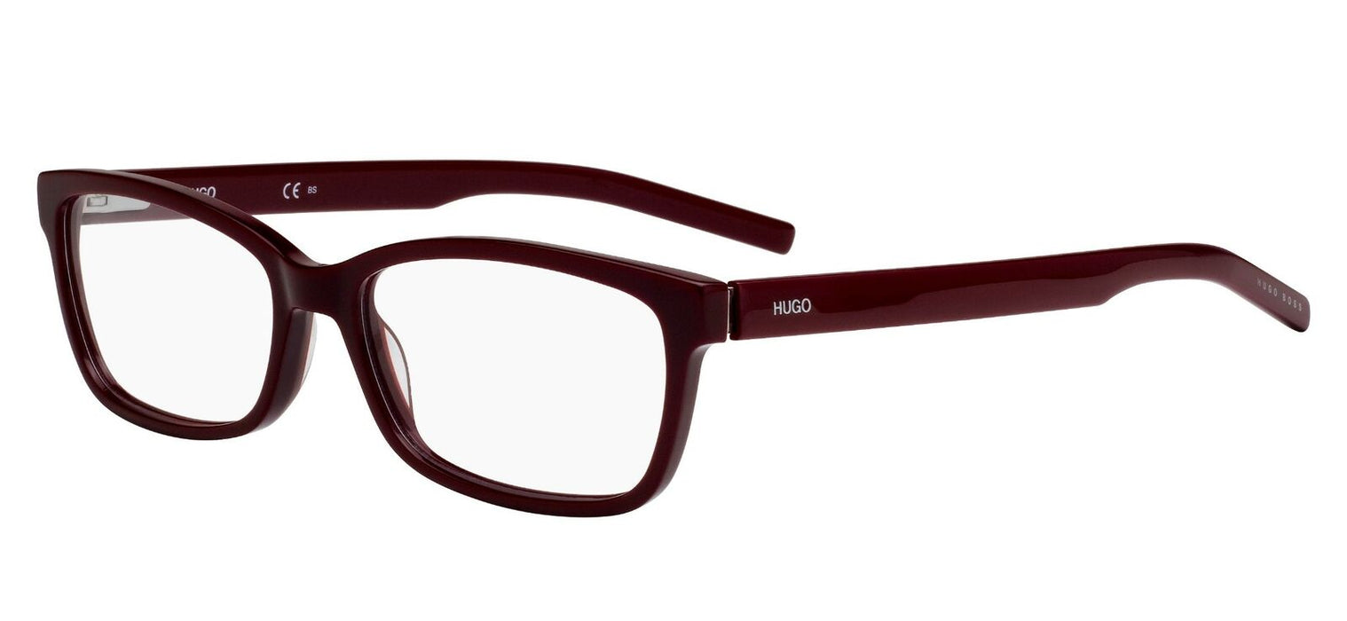 Hugo 1016 0LHF Opal Burgundy Eyeglasses