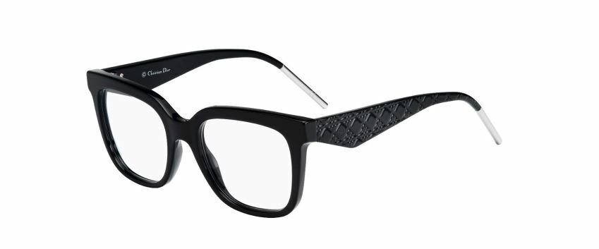 Christian Dior Verydior1O 0807 Black Women's Square Eyeglasses