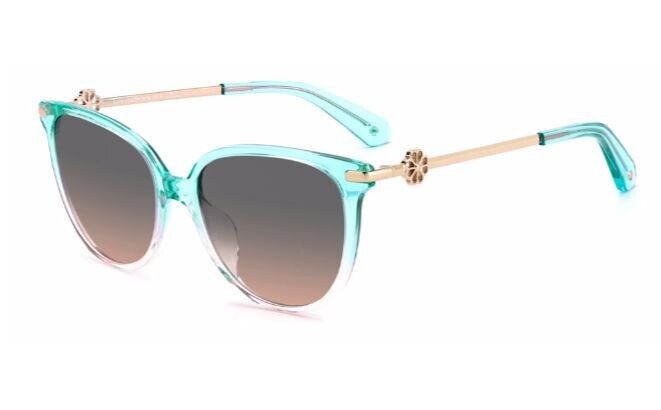 Kate Spade Kristina/G/S 0IWB/FF Green-Pink/Grey-Pink Gradient Women's Sunglasses