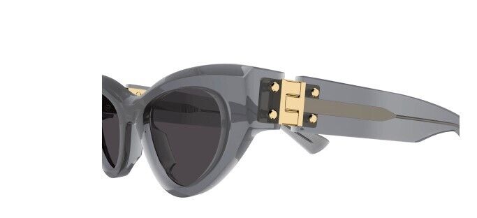 Bottega Veneta BV1142S 001 Grey/Grey Cat Eye Women's Sunglasses