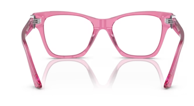 Versace 0VE3341U 5421 Transparent pink Soft Square Women's Eyeglasses