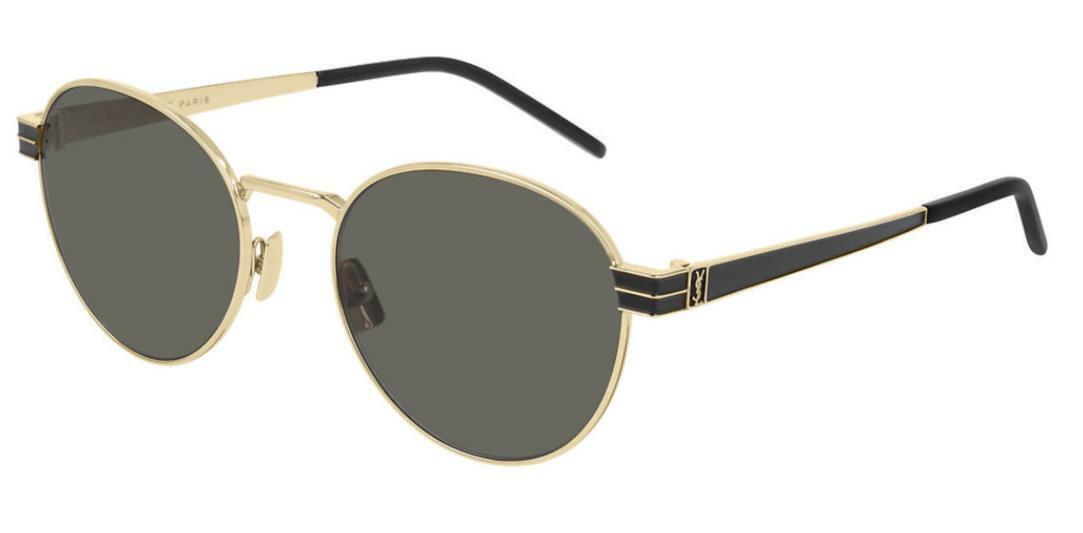Saint Laurent SL M62 003 Gold/Black Sunglasses