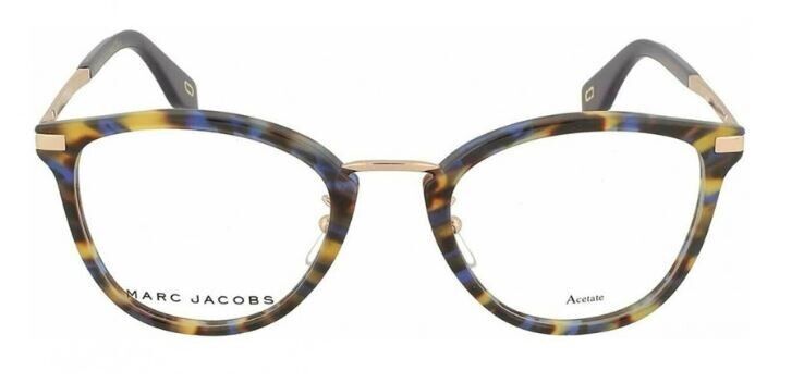 Marc-Jacobs MARC-331/F 0AY0/00 Havana Violet Cat Eye Women's Eyeglasses
