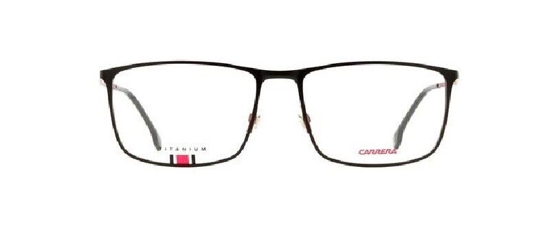 Carrera 8857 0003 Matte Black Rectangle Men's Eyeglasses